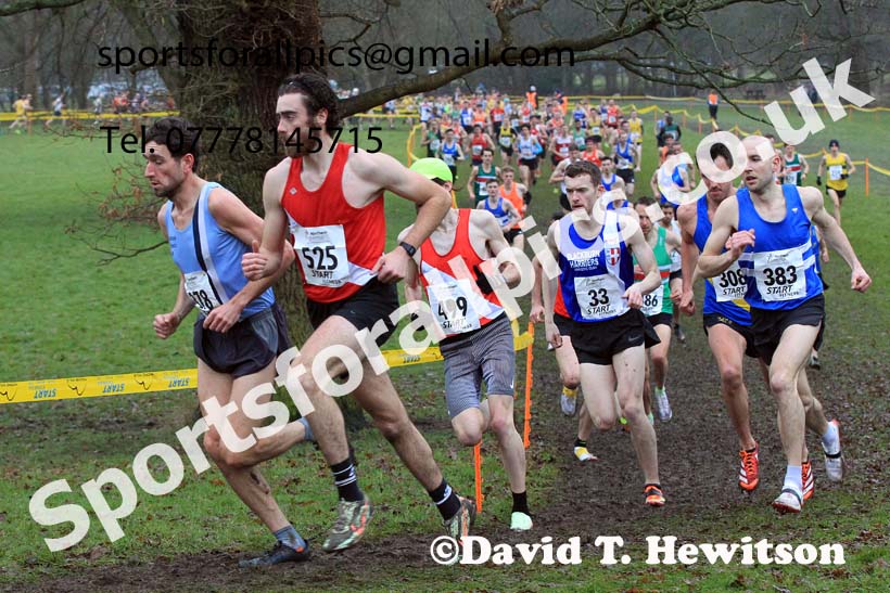 Senior Mens 2023 Northern Cross Country Champs., Witton Park, Blackburn. Photo: David T. Hewitson/Sports for All Pics